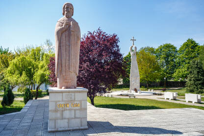 Ravnogorski park, Bileća, spomenik Svetom Savi Ravnogorski park u Bileći, otvoren 2014. godine. Spomenik je djelo akademskog vajara Milivoja Bokića