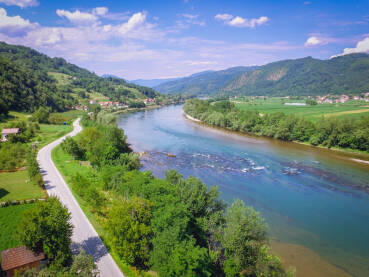 Rijeka Drina Jedna od najljepšihi rijeka, rijeka Drina, Bratunac.