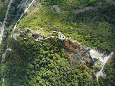 Stari grad Ključ Profil tvrđave u Ključu