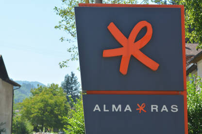 Kompanija Alma Ras Logo Kompanije "Alma Ras", poslovnice u Srebrenici.
