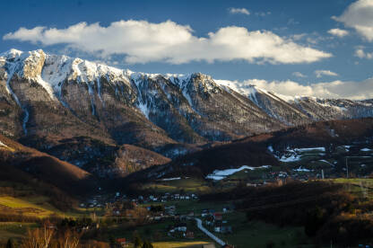 Igman Pogled iz Hotela više Tarčina