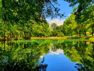 Jezero na izletištu Stojčevac, Ilidža
