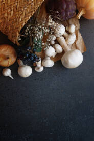 Šampinjoni Agaricus bisporus Sviježe gljive Šampinjoni