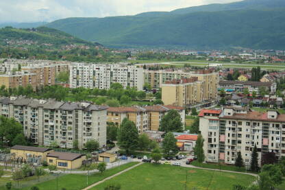 Naselje Dobrinja, Sarajevo Naselje Dobrinja, Sarajevo, proljece 2021.