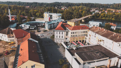 Kozarka Dubica Kozraska Dubica iz vazduha