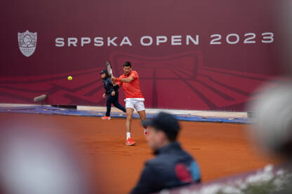 Teniser Novak Đoković na turniru Srpska open 2023