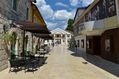 Andrićgrad ili Kamengrad je dio grada, kulturni centar i vrsta etno-sela posvećen nobelovcu Ivi Andriću, koji se nalazi na lokaciji Ušće na samom ušću rijeka Drina i Rzav u Višegradu.