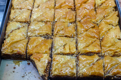 Baklava. Tradicionalni kolač. Baklava. Tradicionalni kolač.