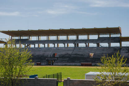 Gradski stadion Brčko Gradski stadion Brčko u izgradnji, dom fudbalskog kluba Jedinstvo