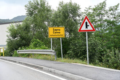 Sapna, tabla rijeka Sapna Sapna, tabla rijeka Sapna.
