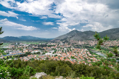 Panorama Trebinja sa brda Crkvina