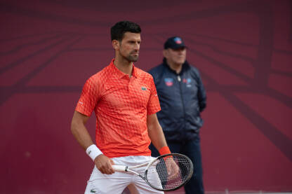 Teniser Novak Đoković na turniru Srpska open 2023