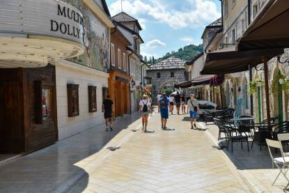 Andrićgrad ili Kamengrad je dio grada, kulturni centar i vrsta etno-sela posvećen nobelovcu Ivi Andriću, koji se nalazi na lokaciji Ušće na samom ušću rijeka Drina i Rzav u Višegradu.