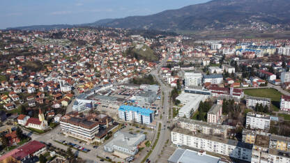 Doboj, panorama grada. Doboj, panorama grada.