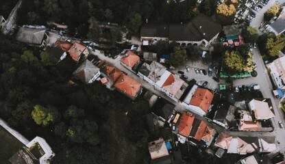 Plava voda u Travniku Plava voda u Travniku iz zraka