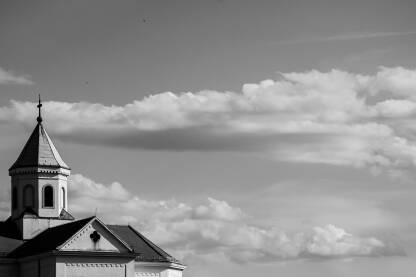 SAmostan Marija Zvijezda, crno bijela fotografija
