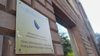 Tabla Općinskog suda u Sarajevu. Zemljišnoknjižno odjeljenje
