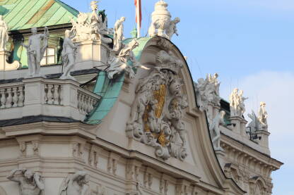 Dvorac Belvedere u Beču Dvorac Belvedere u Beču, Austrija (detalji)