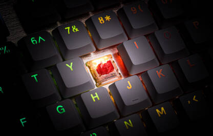Tastatura bez jedne tipke Tastatura bez jedne tipke krupni plan