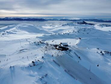 Jahorina Dron fotografija ski centra na planini Jahorina.
