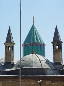 Konya Zeleno Turbe zeleno turbe, u konyi, u turskoj, u kome je sahranjen dzelaludin rumi, islamski mistik iz 13 stoljeca.