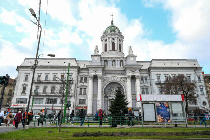 Arad, Rumunija Arad, Rumunija, historijske zgrade u centru grada.