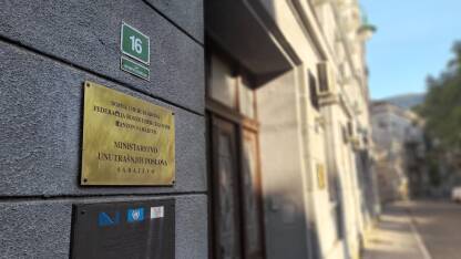 Tabla Ministarstva unutrašnjih poslova Kantona Sarajevo