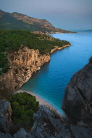 Plaža, Tučepi Pogled na plažu