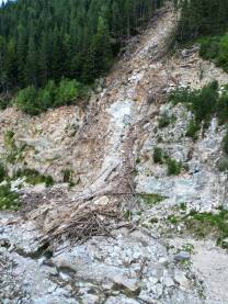 Devastacija nakon bujičnih poplava 04.10.2024. na kamenolomu Radava, na rijeci Željeznici u općini Kreševo.