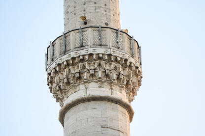 Džamija Ferhadija u Banja Luci. Džamija Ferhadija u Banja Luci. Minaret i džamija.