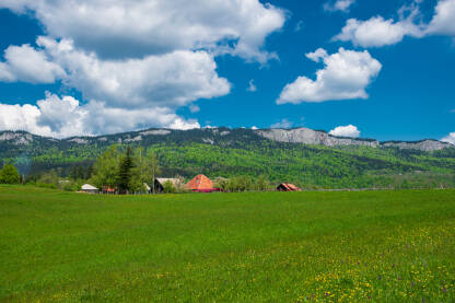 Romanija, BiH Pogled na planinu Romaniju iz sela Majdani, opština Pale.