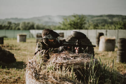 Paintball Paintball igrac.