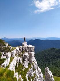 Vrh planine Planina Osječenica
