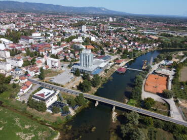 Grad Prijedor Panoramski snimak grada Prijedora