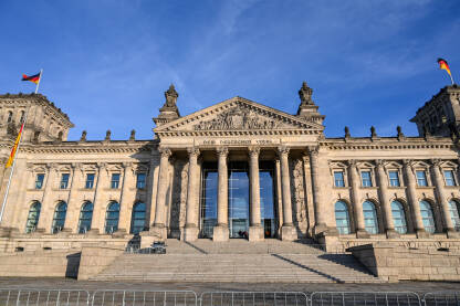 Bundestag, Berlin Bundestag, Berlin, Njemačka. Zgrada njemačkog parlamenta.