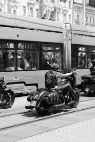Harley-Davidson motor Harley-Davidson motocikli. Adrenalin na točkovima. Na ulicama Zagreba.