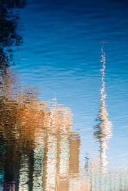 Refleksija TV tornja u vodi, Berlin