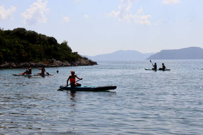 Škola veslanja i surfanja na moru, obuka veslača