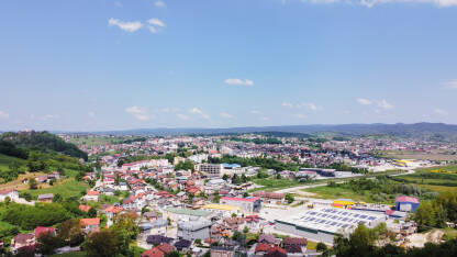 Velika Kladuša Slika dronom općine Velika Kladuša