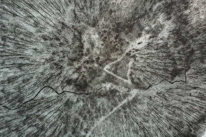 DJI_0055 Dron fotografija, zimska idila