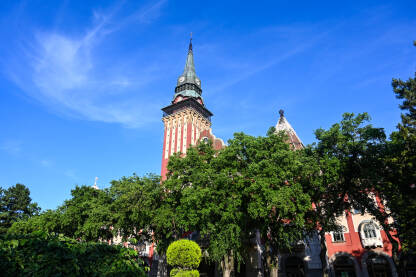 Subotica Subotica, Srbija, Vijećnica na glavnom trgu u centru grada.
