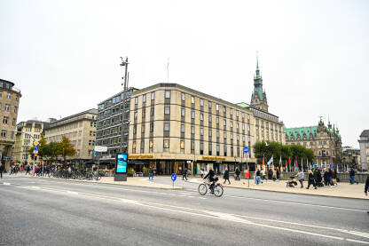 Hamburg, Njemačka: Zgrade u centru grada. Hamburg, Njemačka: Zgrade u centru grada.