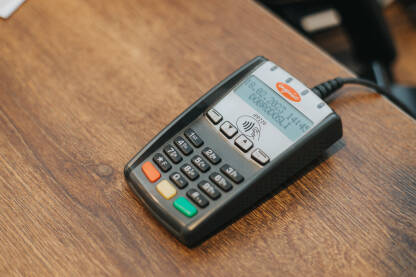 POS terminal u objektu