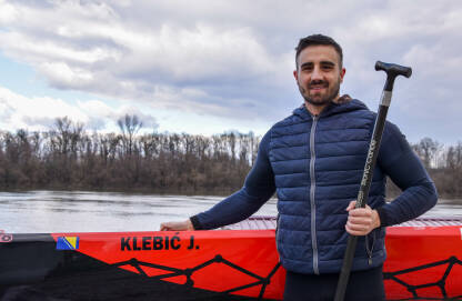 Jasmin Klebić iz Brčkog, član kluba "Zaveslaj" i reprezentativac BiH u vožnji kanua.