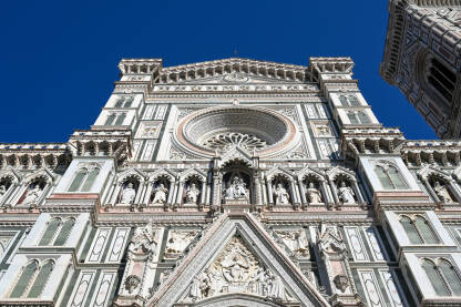 Firentinska katedrala. Firentinska katedrala. Santa Maria del Fiore. Firenza, Italija.