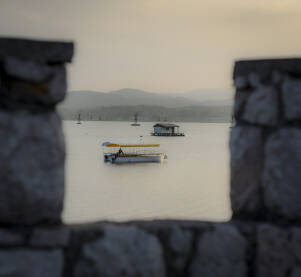 Jezero Jezero Modrac pored Tuzle