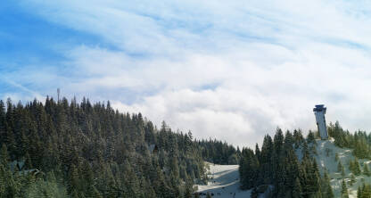 Planina Vlašić Planina Vlašić po snijegom.