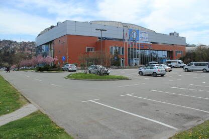 olimpijski bazen otoka zgrada olimpijskog bazena otoka