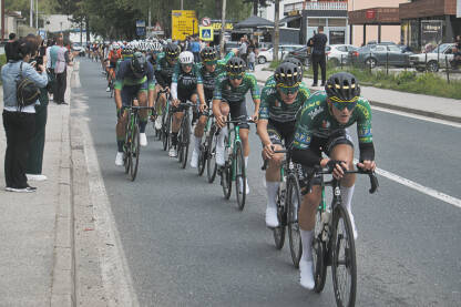 Učesnici Biciklističke utrke, Tour of Bosnia and Herzegovina 2026 godine, etapa kroz Jablanicu.