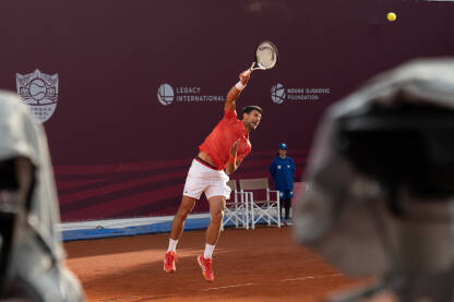 Teniser Novak Đoković na turniru Srpska open 2023